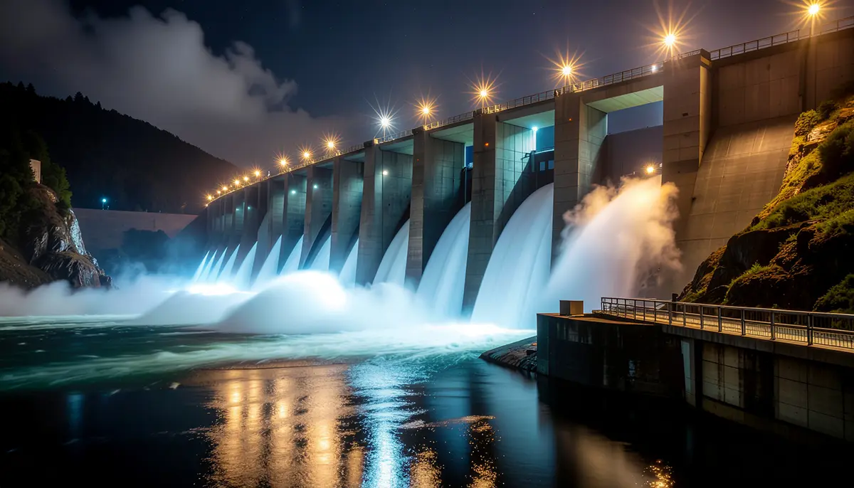 Conceito visual de infraestrutura monumental no universo da série
